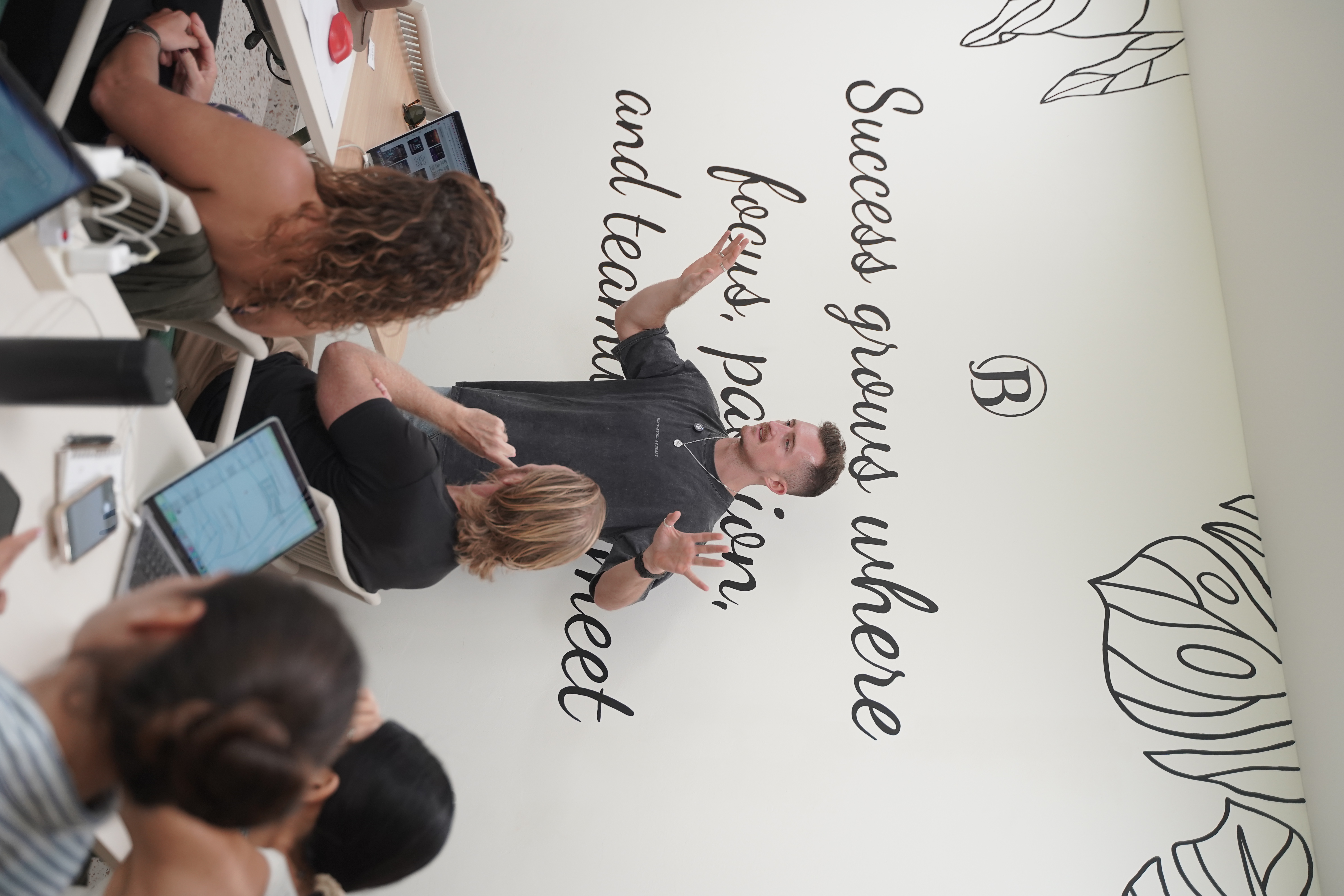 Ross Power teaching a live workshop