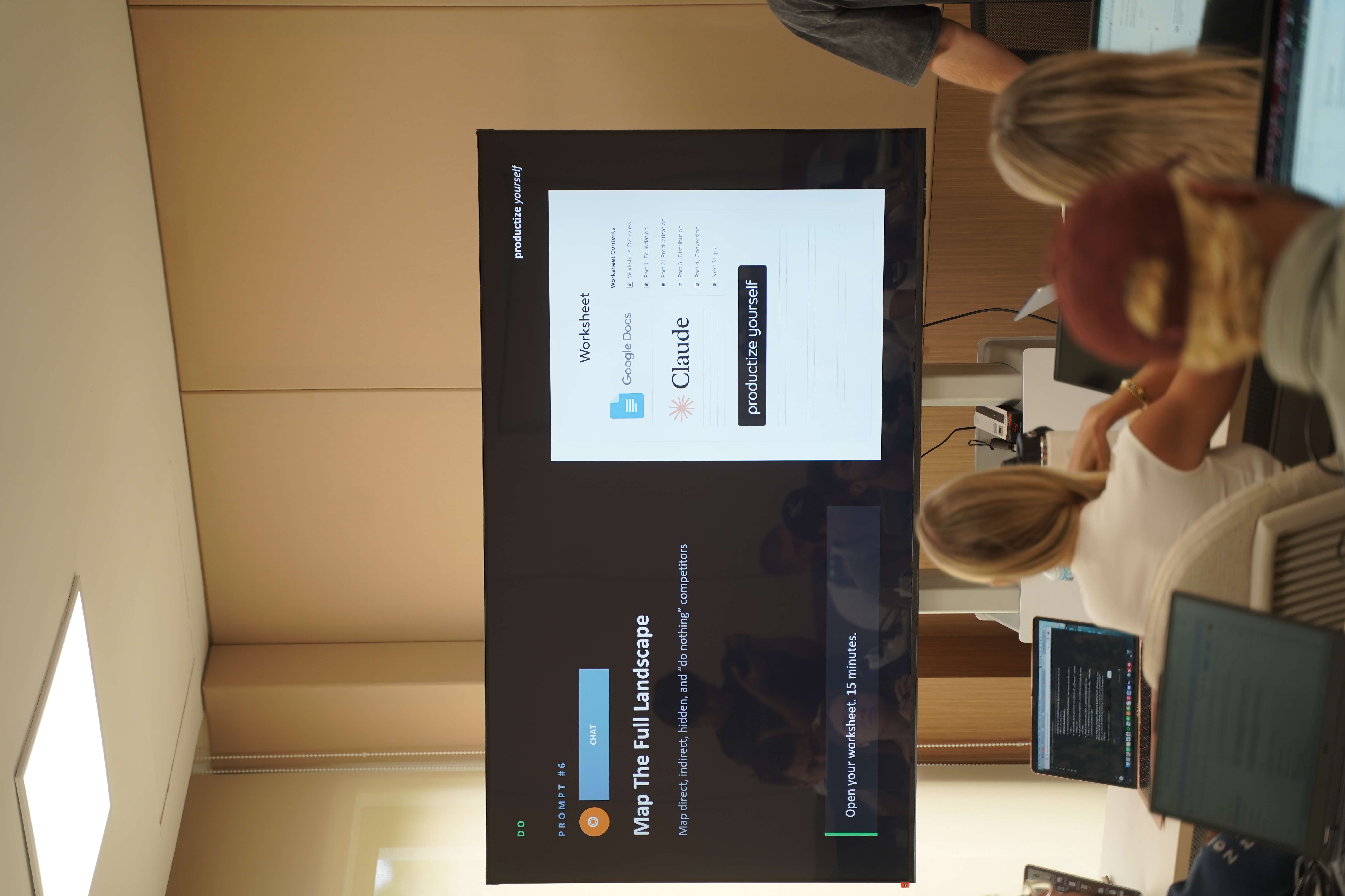 Ross Power teaching a live workshop