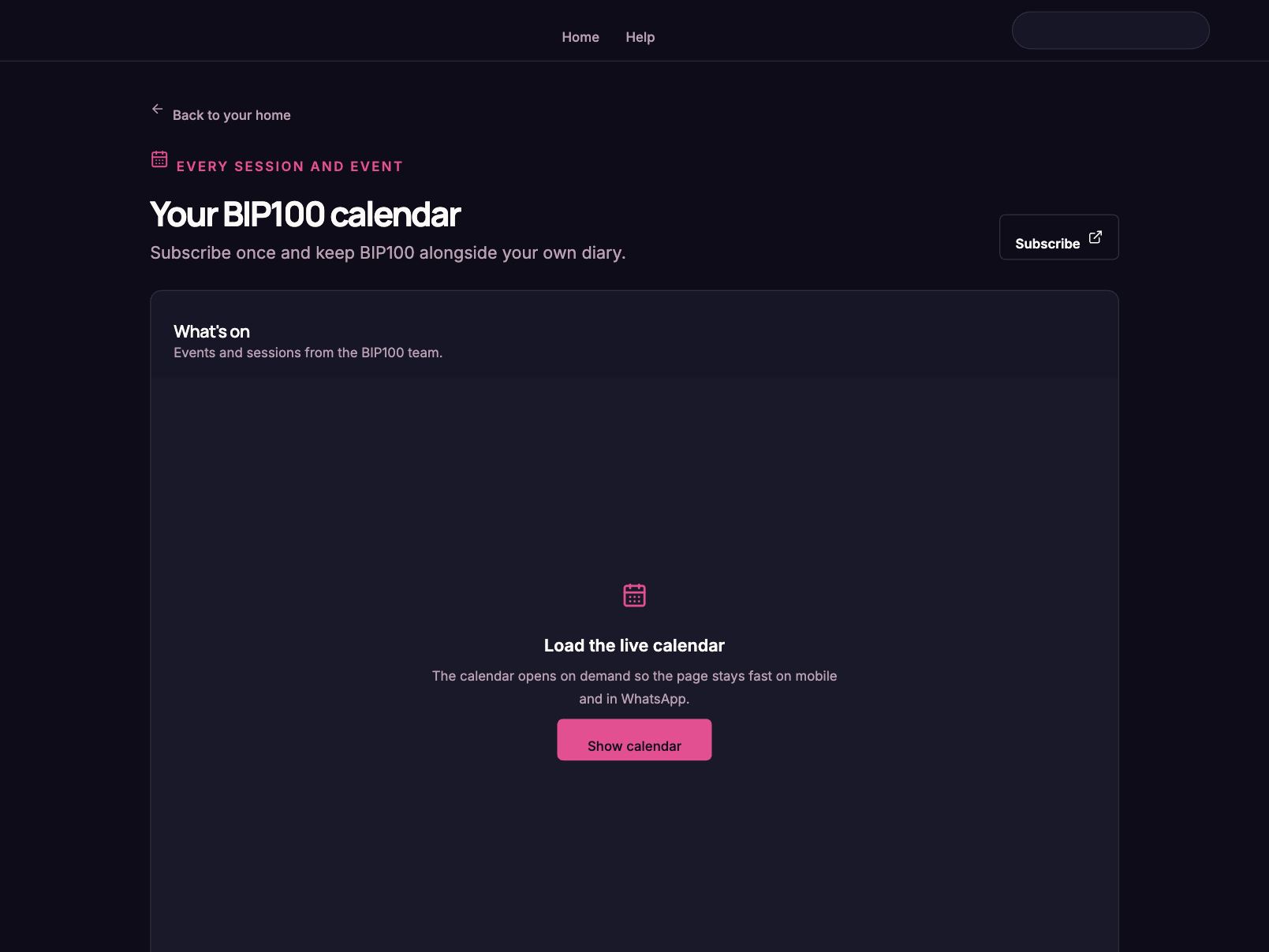 The BIP100 calendar, ready to subscribe
