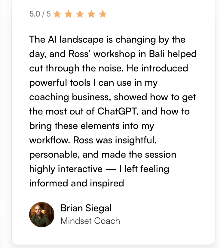 Feedback screenshot