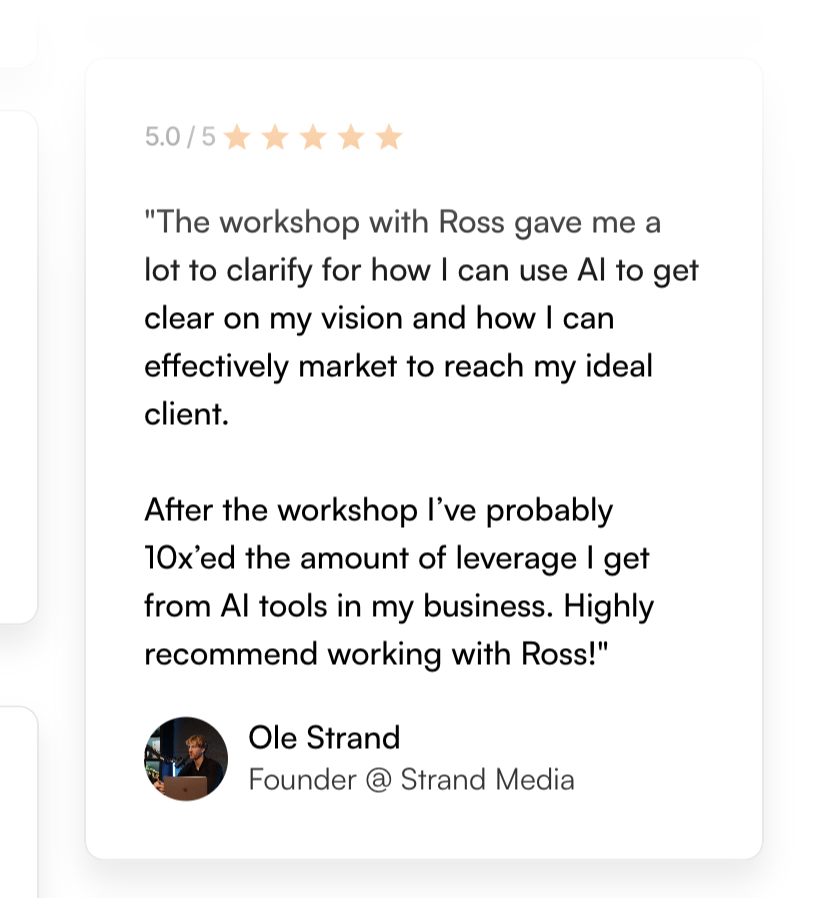 Feedback screenshot